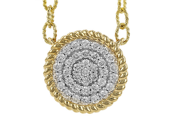 H274-26772: NECKLACE .32 TW (18")