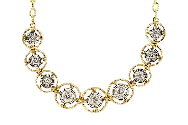 H275-09472: NECKLACE .25 TW (18")