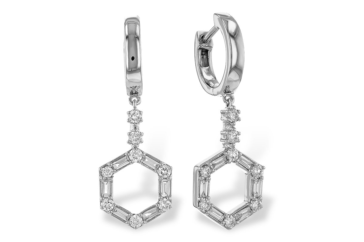 H275-10390: EARRINGS .23 BAG .60 TW