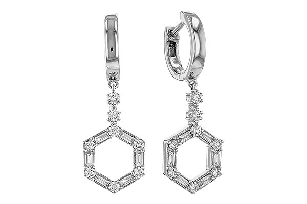 H275-10390: EARRINGS .23 BAG .60 TW