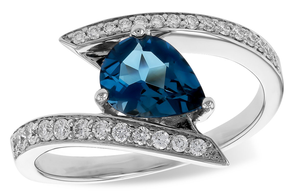 H275-10399: LDS RG 1.04 LONDON BLUE TOPAZ 1.28 TGW (8x6MM)