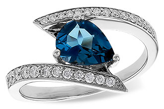 H275-10399: LDS RG 1.04 LONDON BLUE TOPAZ 1.28 TGW (8x6MM)