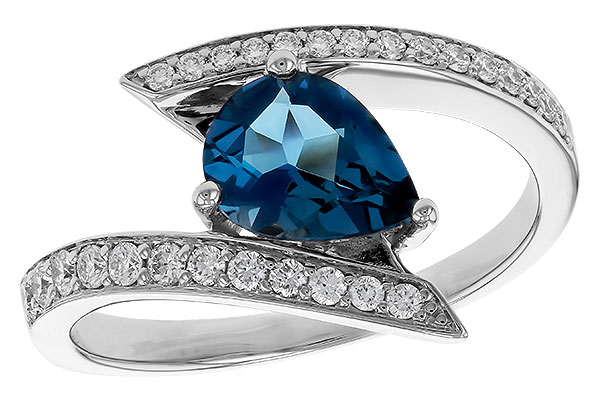 H275-10399: LDS RG 1.04 LONDON BLUE TOPAZ 1.28 TGW (8x6MM)