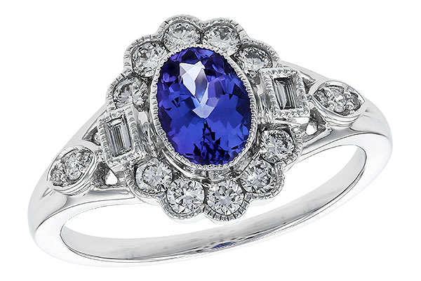 H275-10426: LDS RG .80 TANZANITE 1.20 TGW (7x5MM OV)