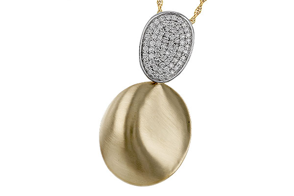 H275-10444: NECKLACE .33 TW