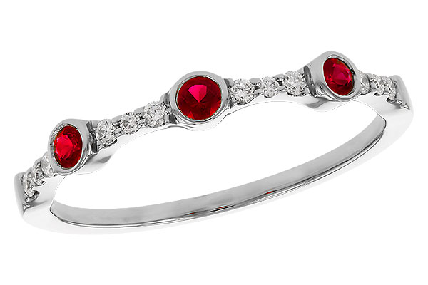 H275-12235: LDS WED RG .15 RUBY .24 TGW