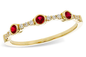 H275-12235: LDS WED RG .15 RUBY .24 TGW