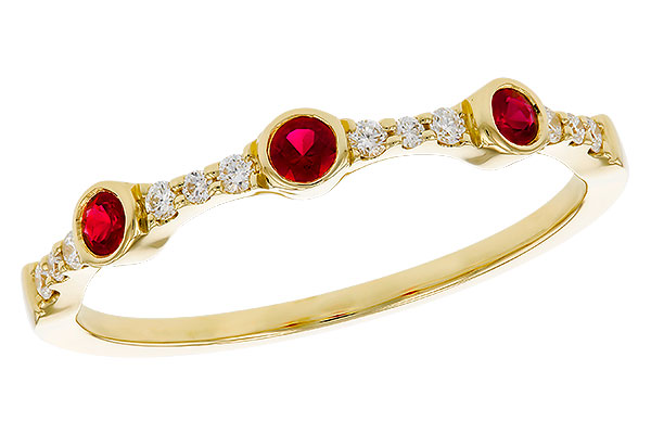 H275-12235: LDS WED RG .15 RUBY .24 TGW