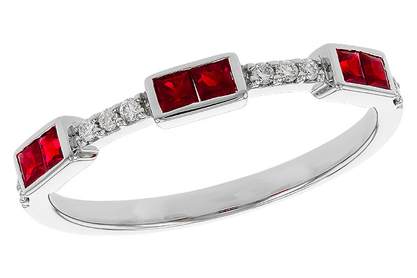 H275-14008: LDS WED RG .34 RUBY .41 TGW