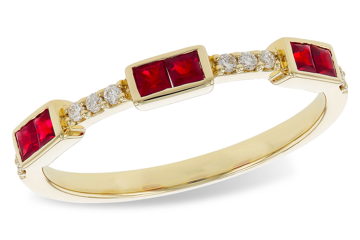 H275-14008: LDS WED RG .34 RUBY .41 TGW