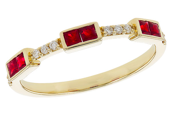 H275-14008: LDS WED RG .34 RUBY .41 TGW