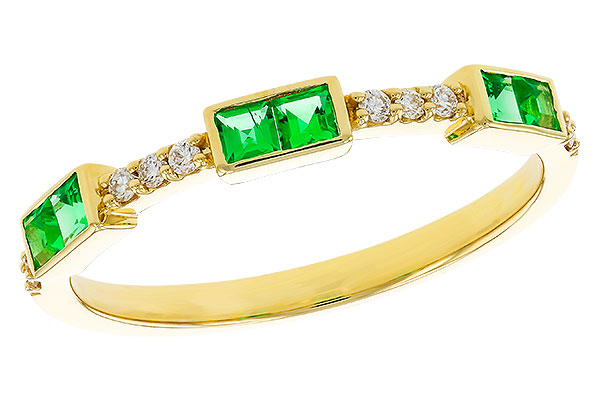 H275-14072: LDS WED RG .23 TW EMERALD .30 TGW