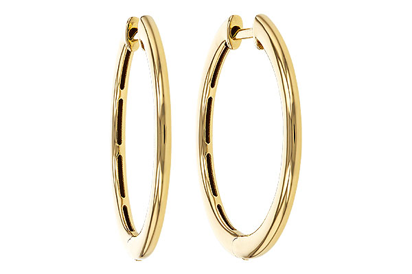 H275-16753: GOLD EARRINGS (24MM)