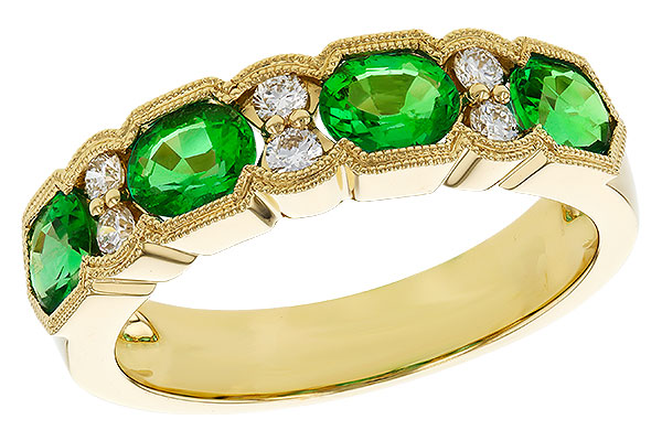 H275-16799: LDS WED RG 1.20 EMERALD 1.38 TGW (5x4MM EMER)