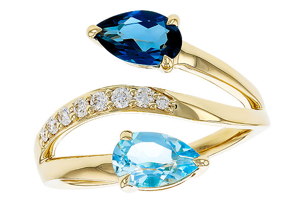 H276-00399: LDS RG 3.56 TW BLUE TOPAZ 3.70 TGW (8x5MM BT)