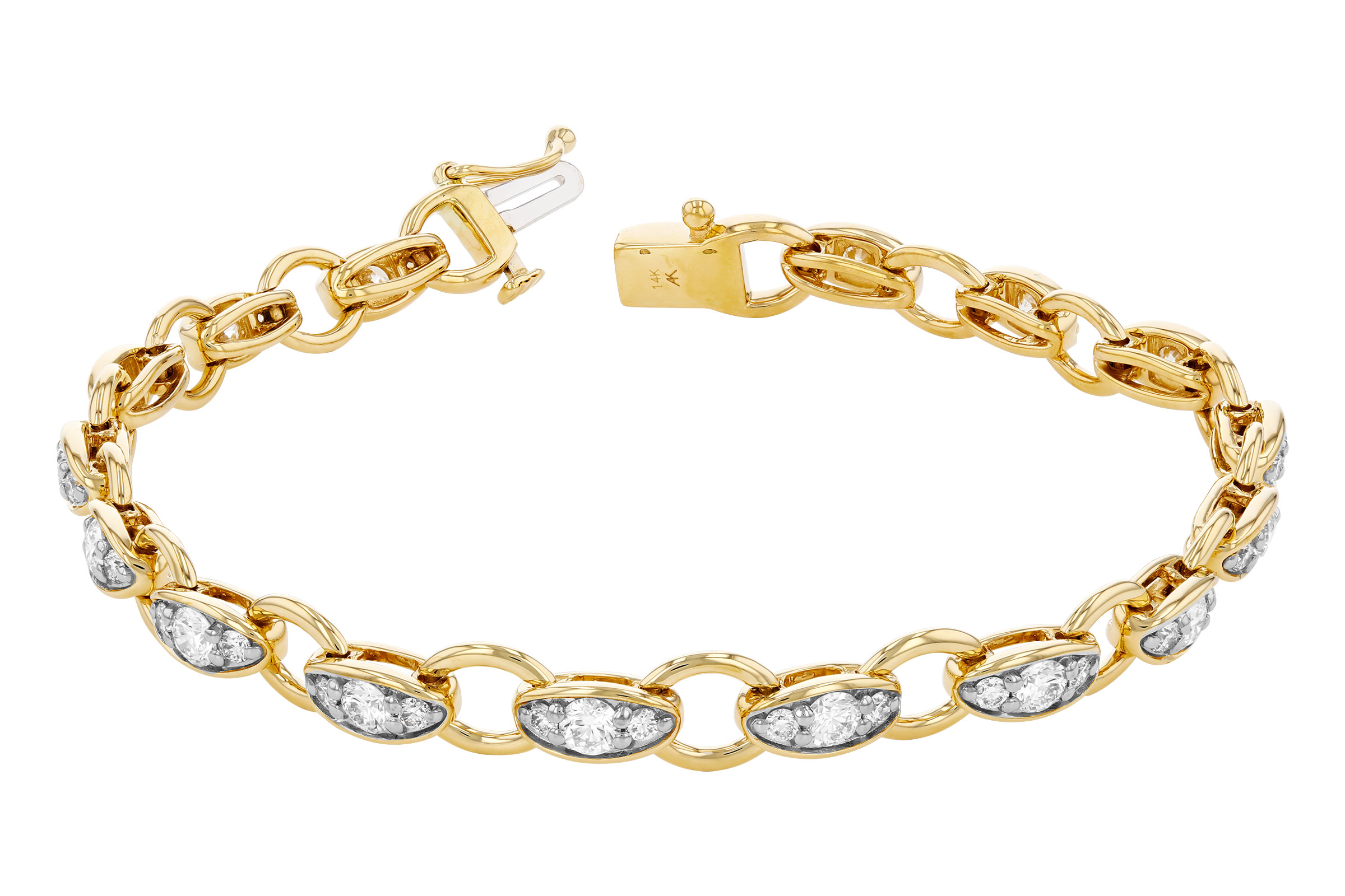 H276-01353: BRACELET 2.20 TW (7")