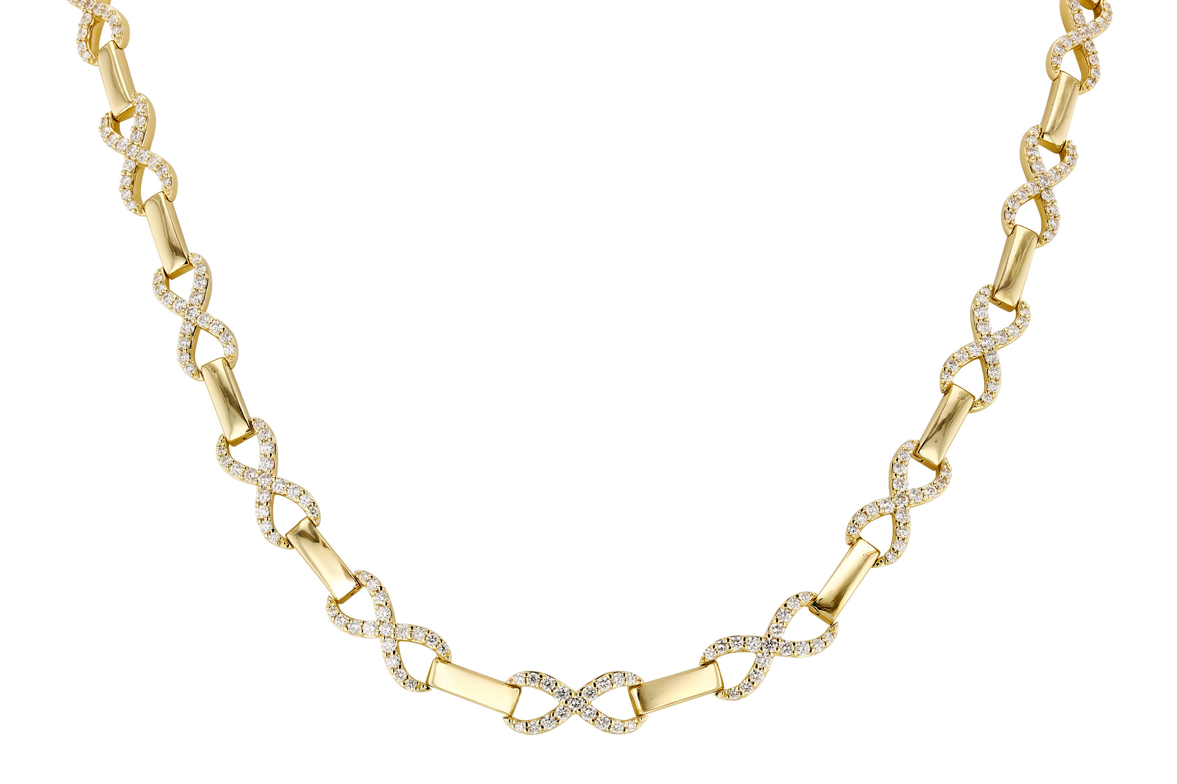 H276-02244: NECKLACE 2.20 TW (17")