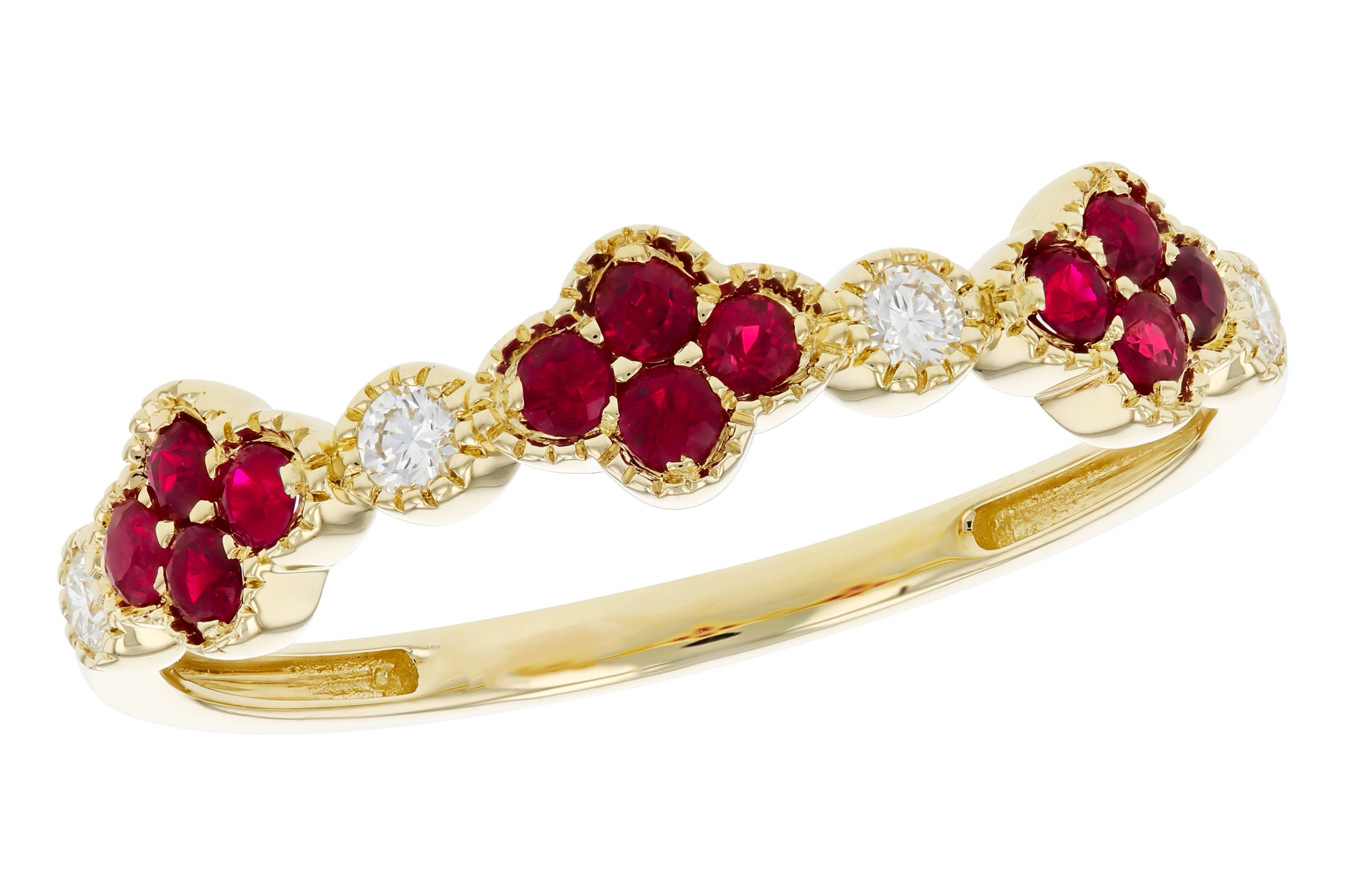 H276-03117: LDS WED RG .22 TW RUBY .30 TGW