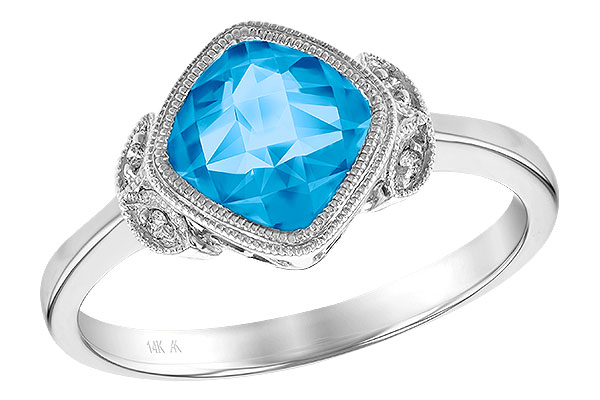 K186-97681: LDS RG 1.63 BLUE TOPAZ 1.65 TGW