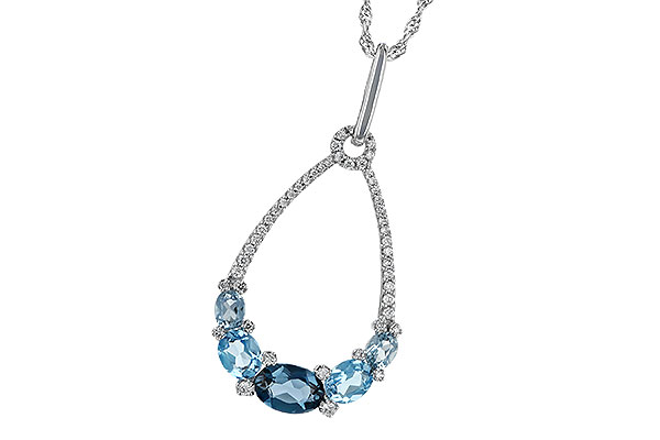 K187-85862: NECK 1.76 BLUE TOPAZ 1.96 TGW