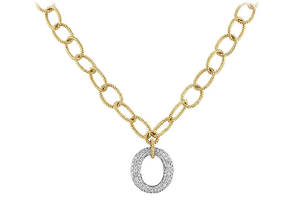 K190-55853: NECKLACE 1.02 TW (17 INCHES)