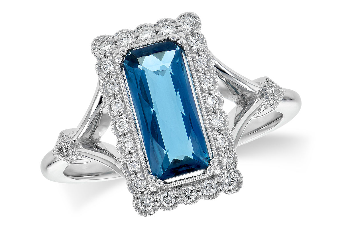 K190-60444: LDS RG 1.58 LONDON BLUE TOPAZ 1.75 TGW