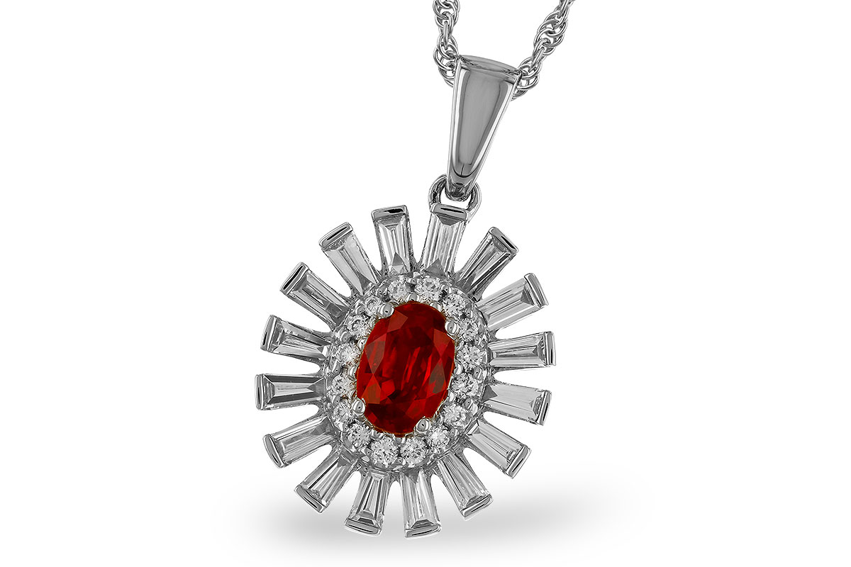 K274-25853: NECK .58 RUBY TW 1.10 TGW (6x4MM RUBY)