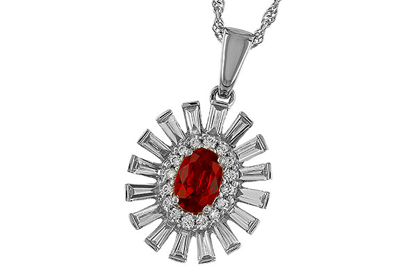 K274-25853: NECK .58 RUBY TW 1.10 TGW (6x4MM RUBY)