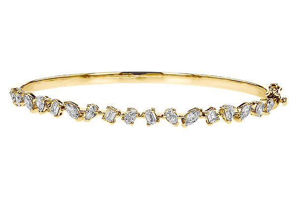 K274-25899: BANGLE 1.70 TW FANCY CUT DIAS