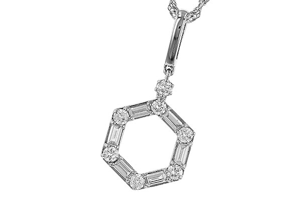 K275-09544: NECKLACE .14 BAG .35 TW