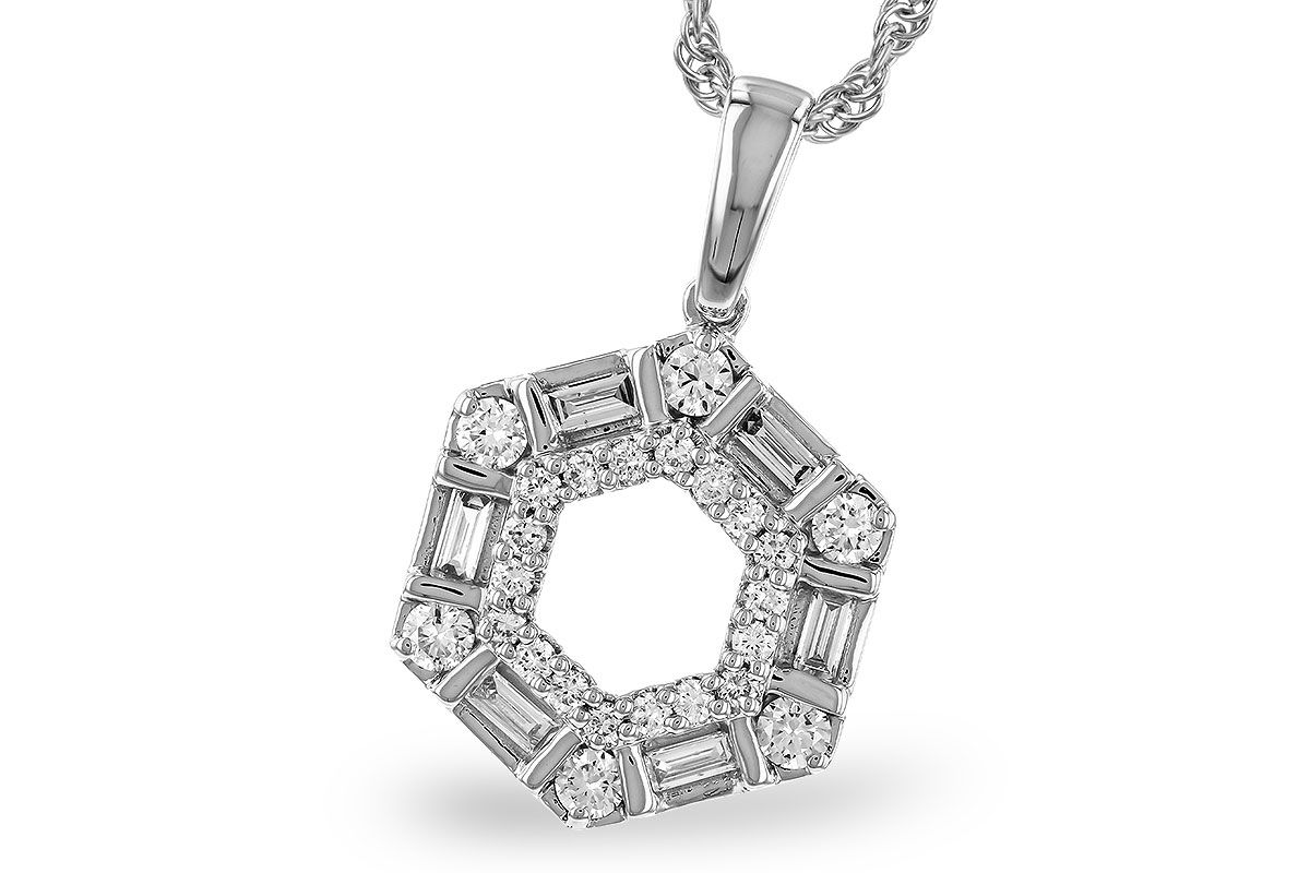 K275-10390: NECKLACE .14 TW BAG .50 TW