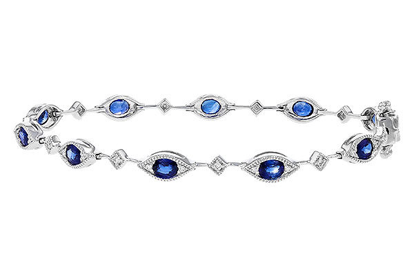 K275-10444: BRACELET 2.31 SAPPHIRE 2.50 TGW (7")