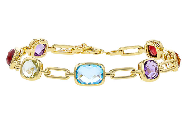 K275-13144: BRACELET 8.87 TW SEMI-PREC (GT,CIT,AMY,G.AMY,BT)