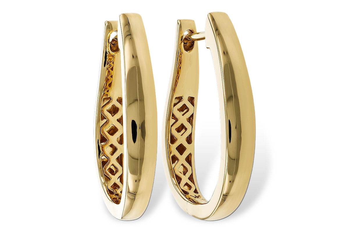 K275-14990: GOLD EARRINGS (22MM)