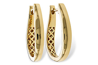 K275-14990: GOLD EARRINGS (22MM)
