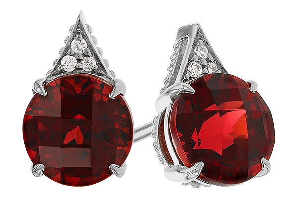 K275-15844: EARR 2.08 TW GARNET 2.10 TGW (6MM RD)