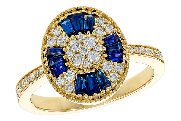 K275-15899: LDS RG .56 TW SAPPHIRE .86 TGW