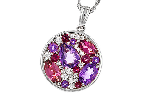 K275-15908: NECK 1.83 TW SEMI-PRECIOUS (P.TOUR, AMY) 2.00 TGW
