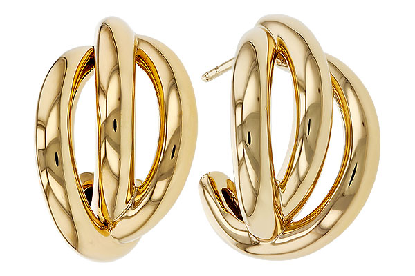 K275-16753: GOLD EARRINGS (18MM)