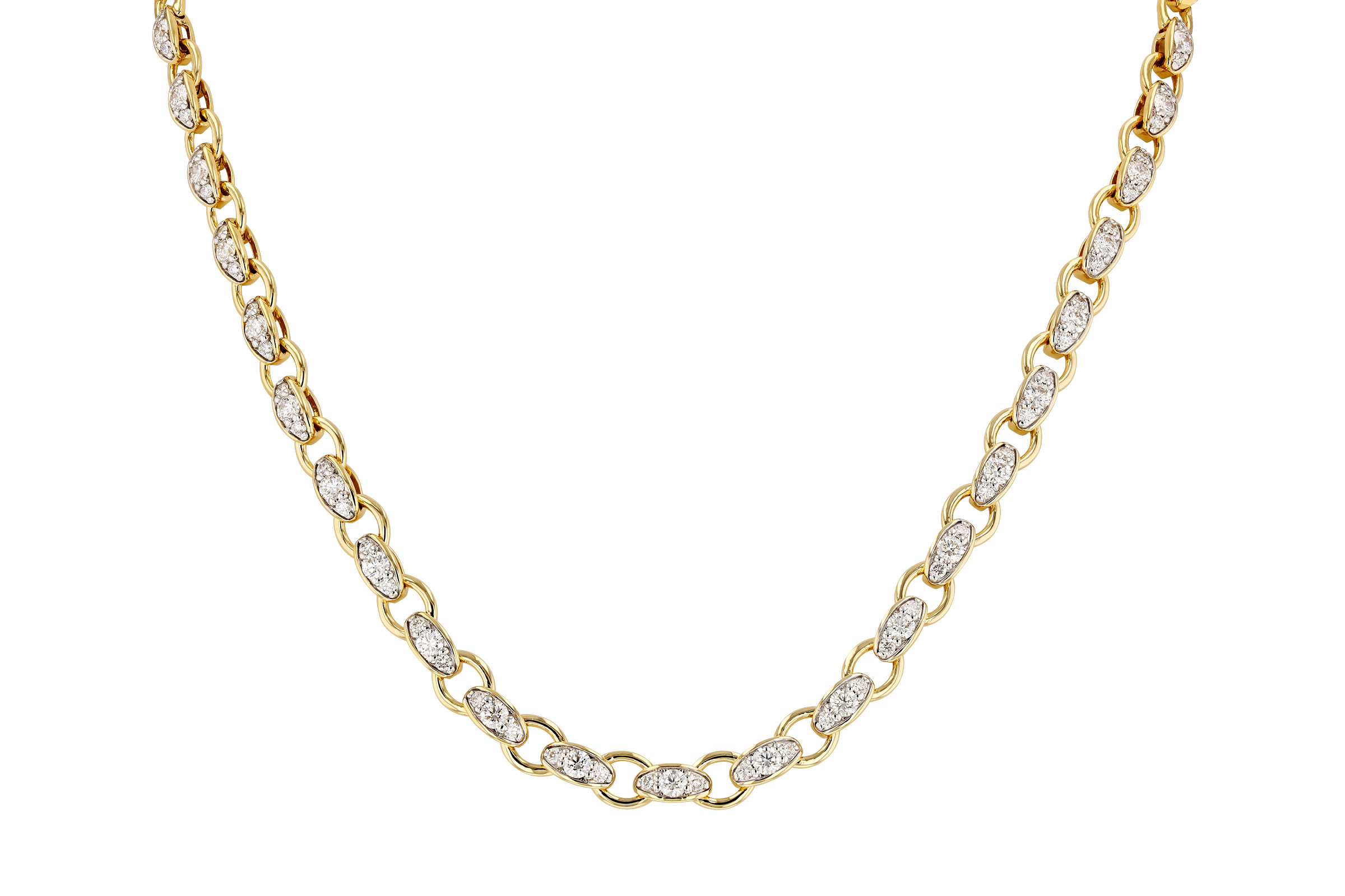 K276-02199: NECKLACE 3.18 TW (17.25")