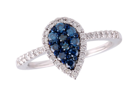 L186-99490: LDS DIA RG .23 BLUE DIA .49 TW