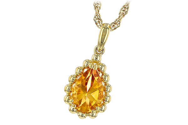 L189-67708: NECKLACE 1.06 CT CITRINE