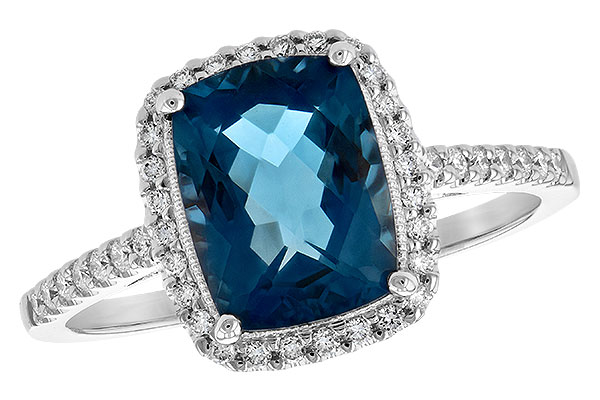 L189-72262: LDS RG 2.42 LONDON BLUE TOPAZ 2.62 TGW