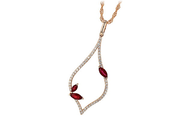 L190-54962: NECK .36 RUBY .56 TGW