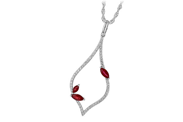 L190-54962: NECK .36 RUBY .56 TGW