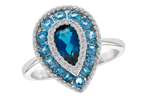 L190-58626: LDS RG 1.52 TW BLUE TOPAZ 1.60 TGW