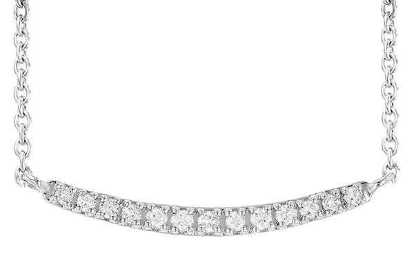 L190-60408: NECKLACE .10 TW (13 STONES)