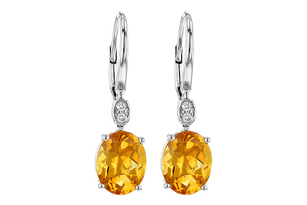 L190-63099: EARR 3.20 TW CITRINE 3.25 TGW (9x7MM CIT)