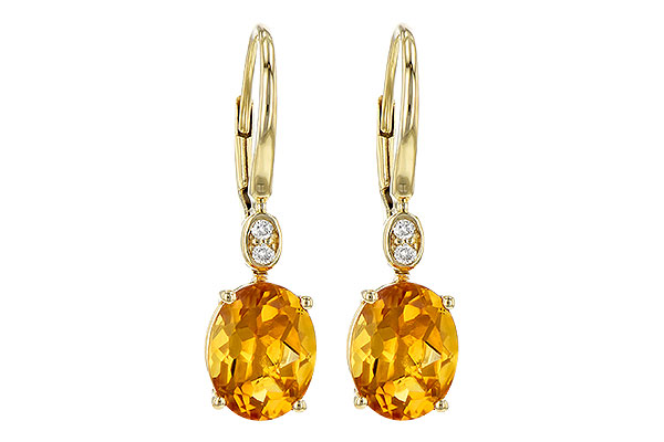 L190-63099: EARR 3.20 TW CITRINE 3.25 TGW (9x7MM CIT)