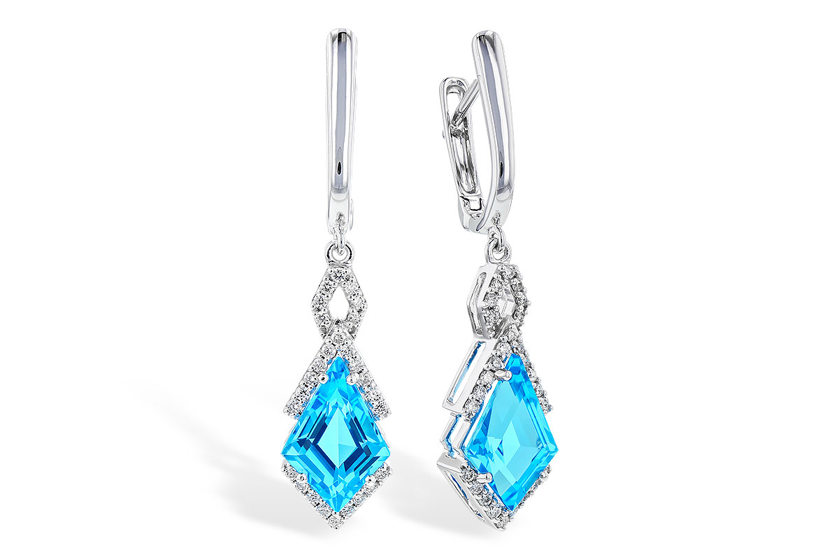 L274-20408: EARR 2.72 TW BLUE TOPAZ 2.90 TGW